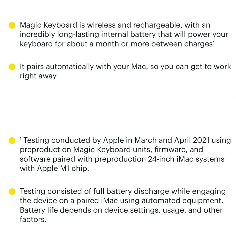 Apple Magic Keyboard- Lightening Port